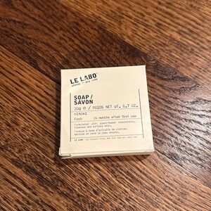 Le Labo New York Hinoki Collection Hand Soap Bar Savon Travel Size .7 Oz. NWT